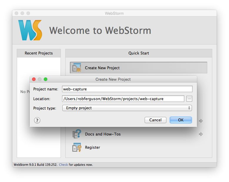 Getting started with WebStorm, Yeoman and AngularJS